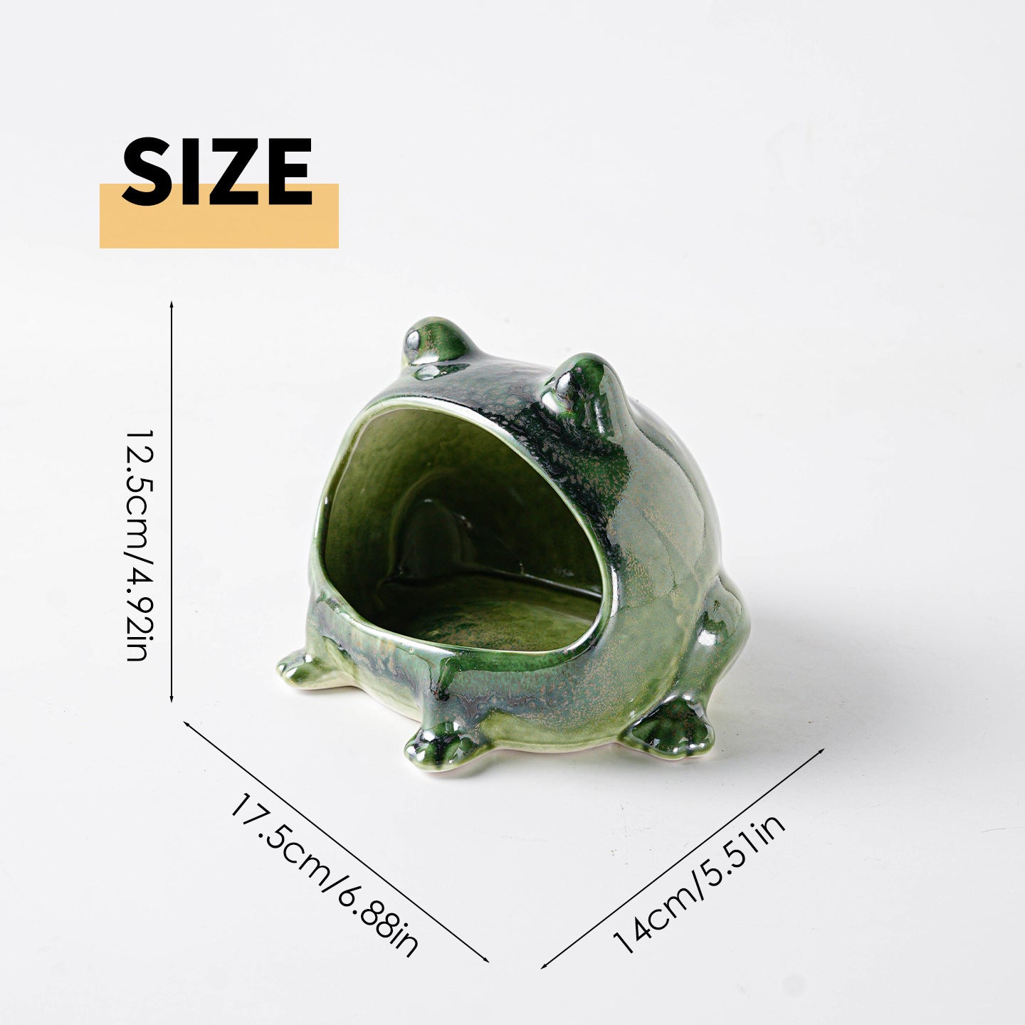 Decorative Ceramic Storage Jar for Kitchen and Home - Irregular Shape, 501-800ml