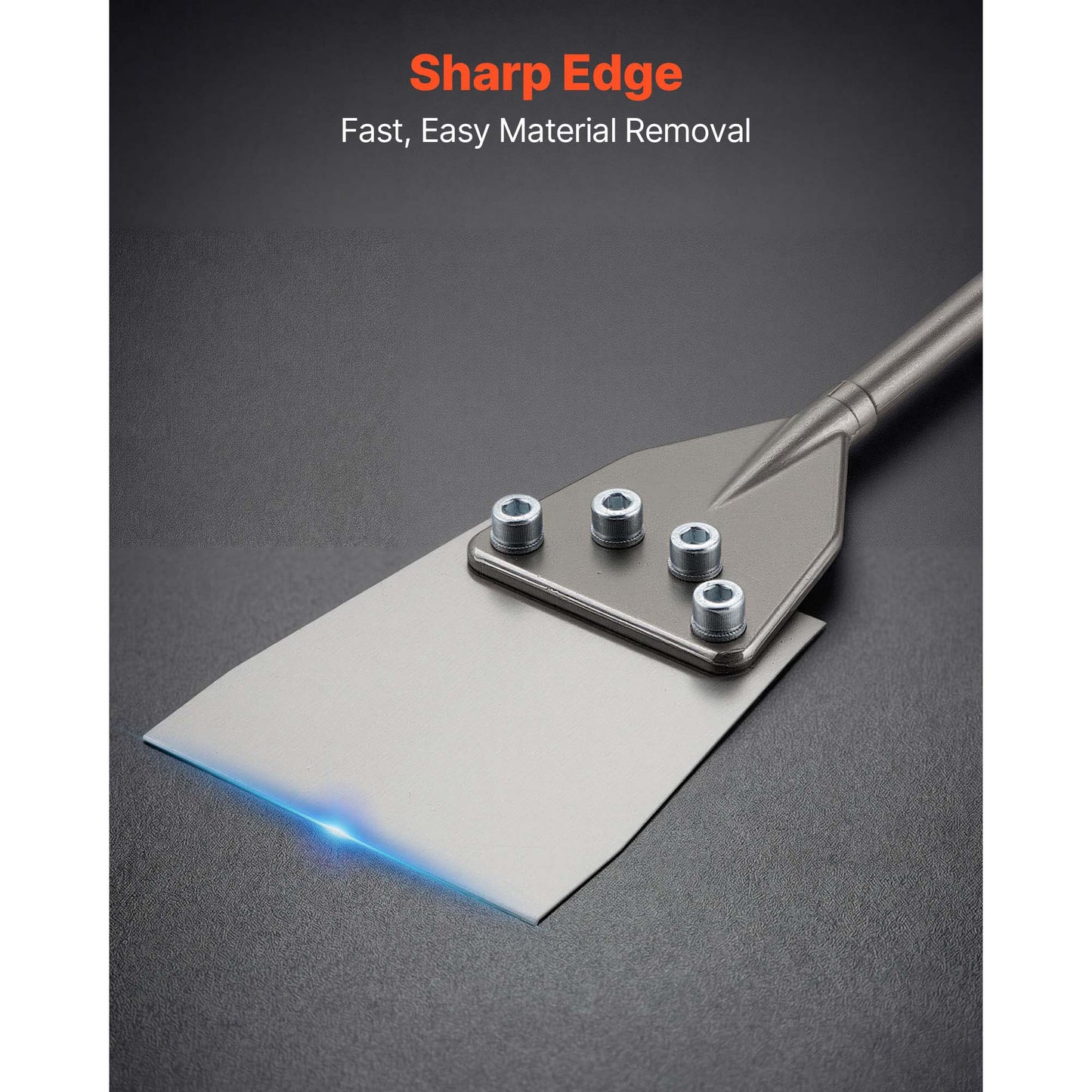 Floor Scraper Tool for Laminate, Tile & Mortar Removal - 23.6 x 5.9 Inches