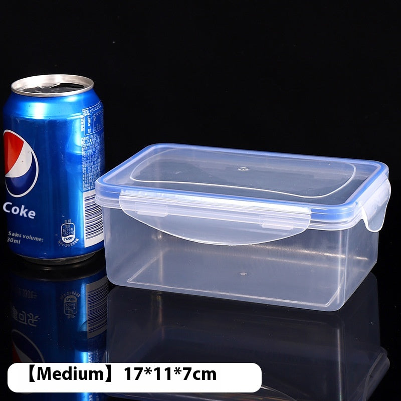 Vegetable and Egg Storage Box with Lid - Food Grade Plastic Refrigerator Organizer