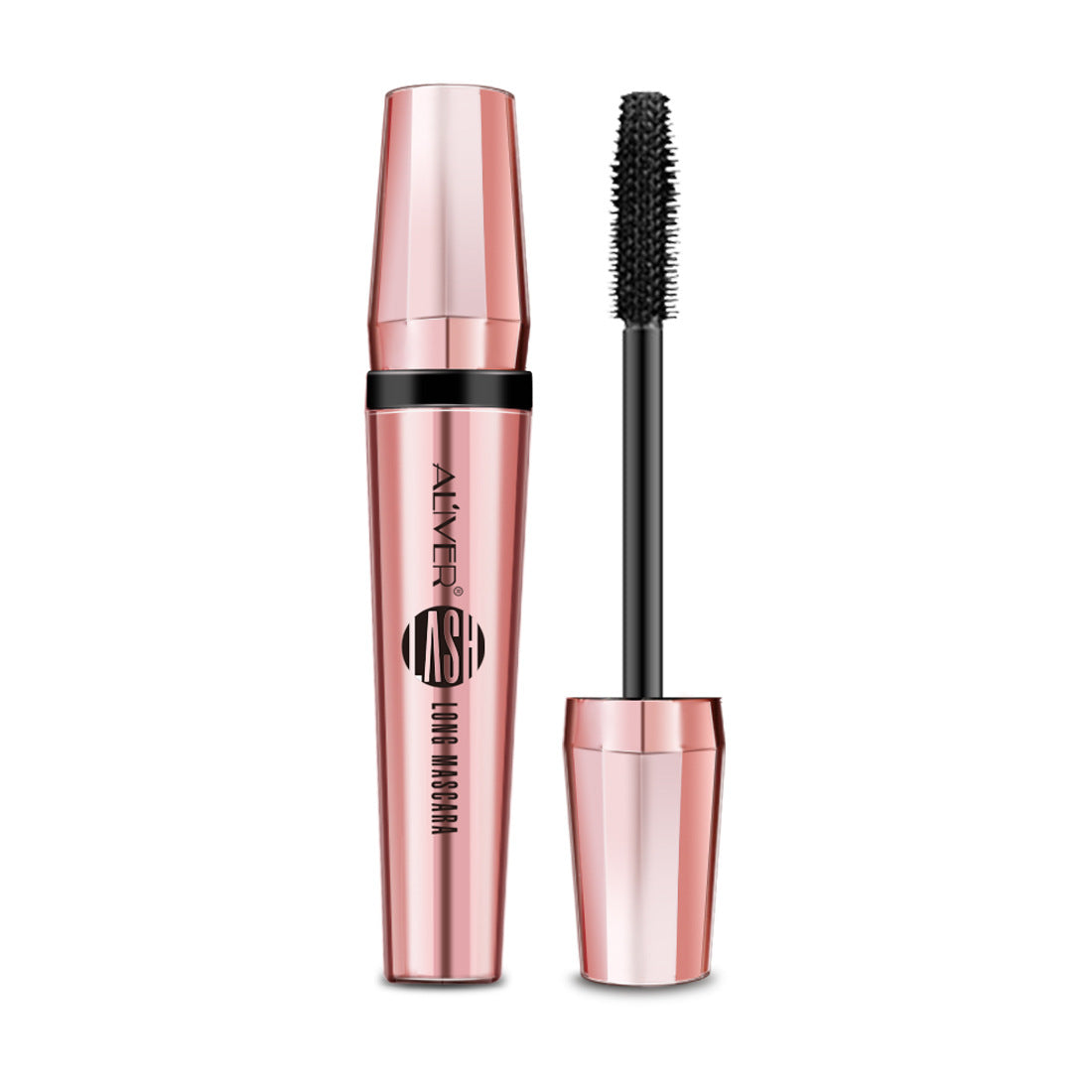 Pink Waterproof 4D Mascara - Long-Lasting Volumizing Curling Makeup
