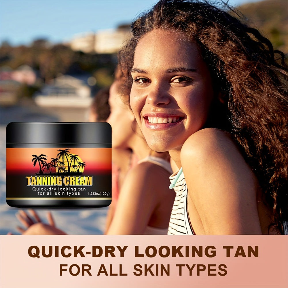 Self-Tanning Moisturizing Body Lotion - Bronze Color Full-Body Cream 120g