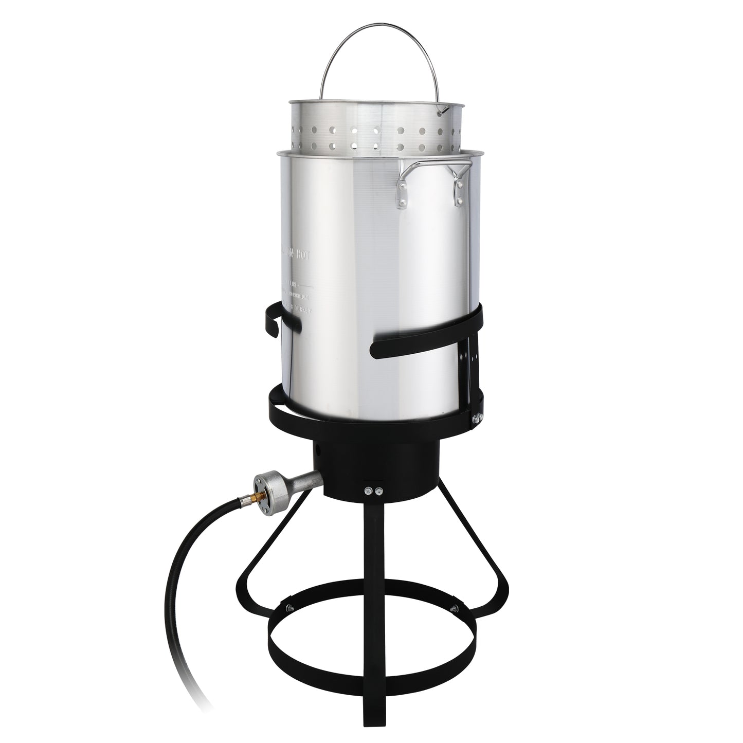30QT Turkey Fryer & 10QT Fish Pot Set - Outdoor Cooking