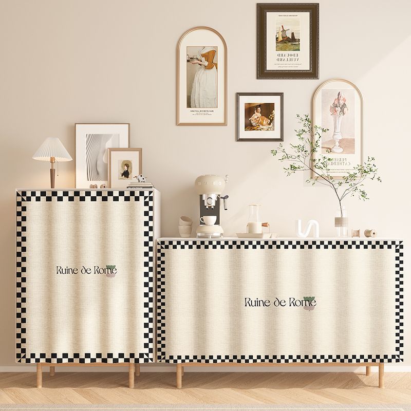 Punch-Free Kitchen Cabinet Shade Curtain - Home & Garden Textiles