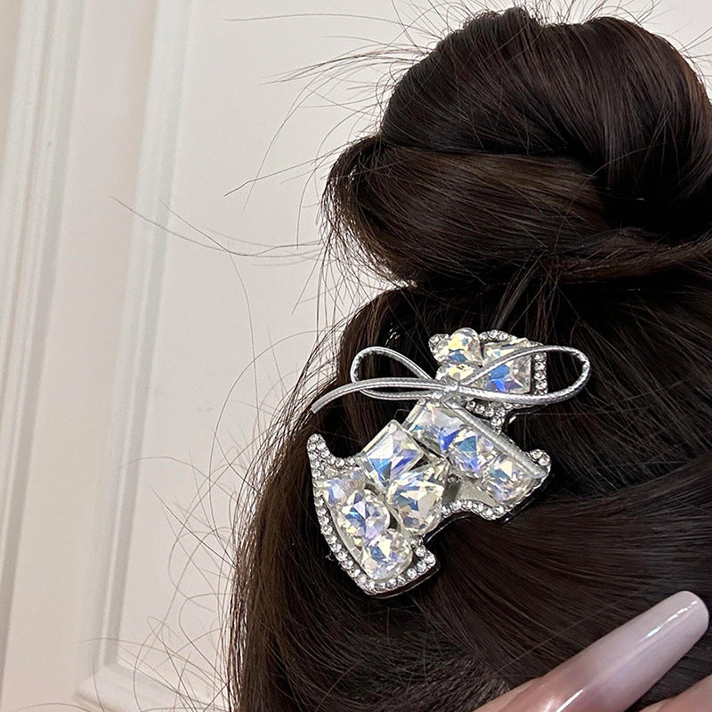 Rhinestone Hair Clip for Women - Starfish & Puppy Designs