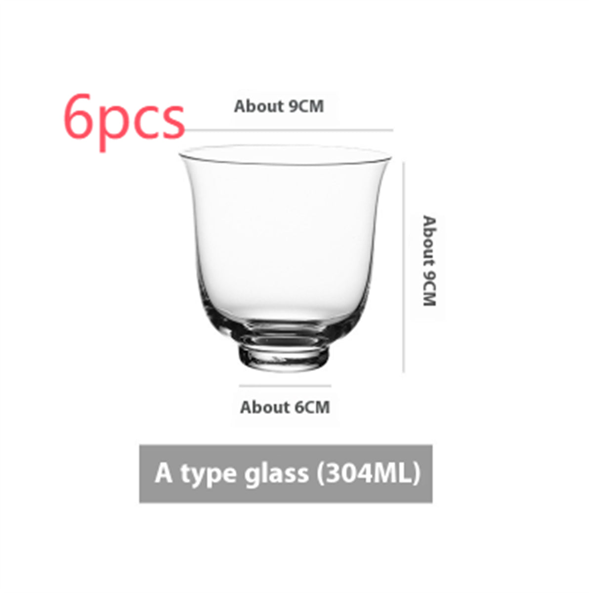 Simple Ins Style Handmade Crystal Glass Goblet - Multiple Variants