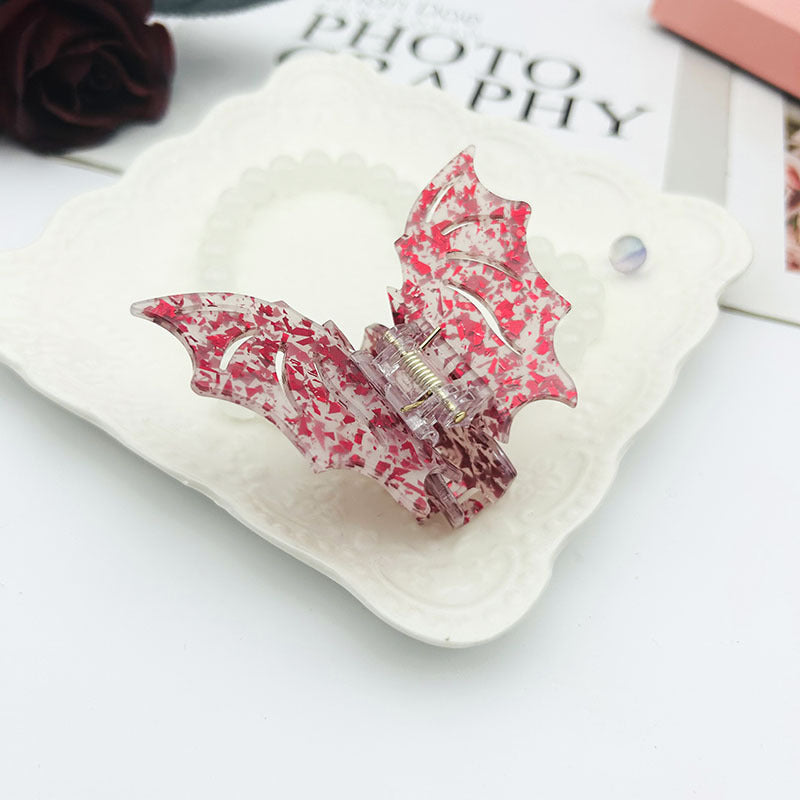 Bat Barrettes Halloween Hair Clips for Girls