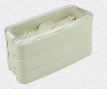 Microwave Oven Lunch Box Set with Seal Lock, Eco-Friendly PP Material