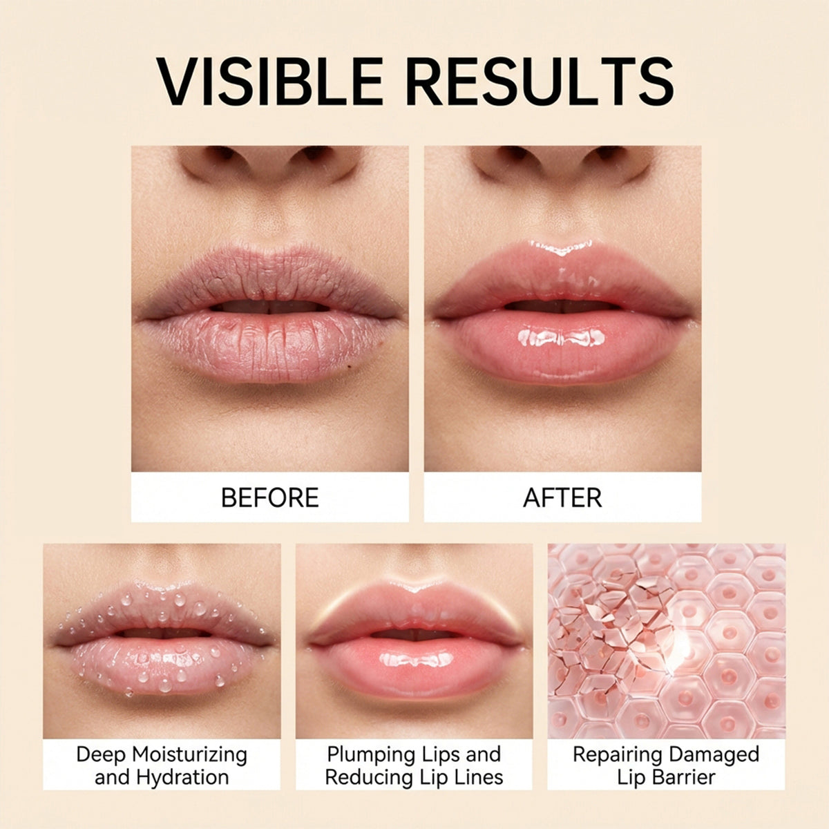 Color Changing Nourishing Lip Balm, 3.5g Per Pack
