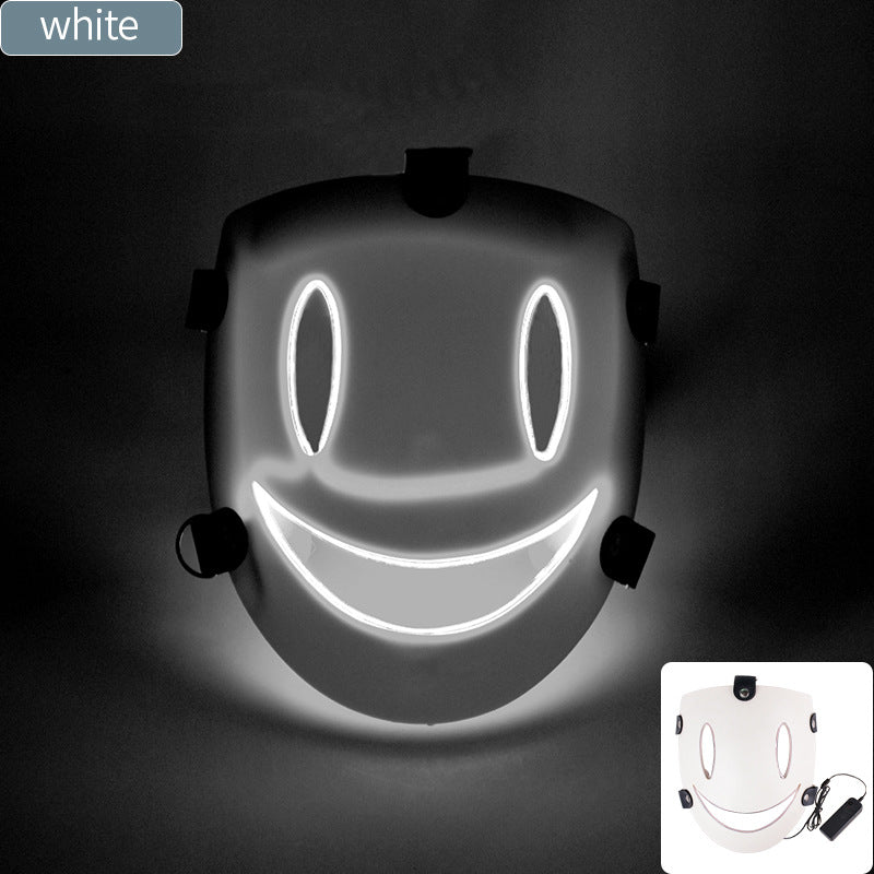Cosplay LED Light Mask - Plastic Cold Light Mask for Parties and Events