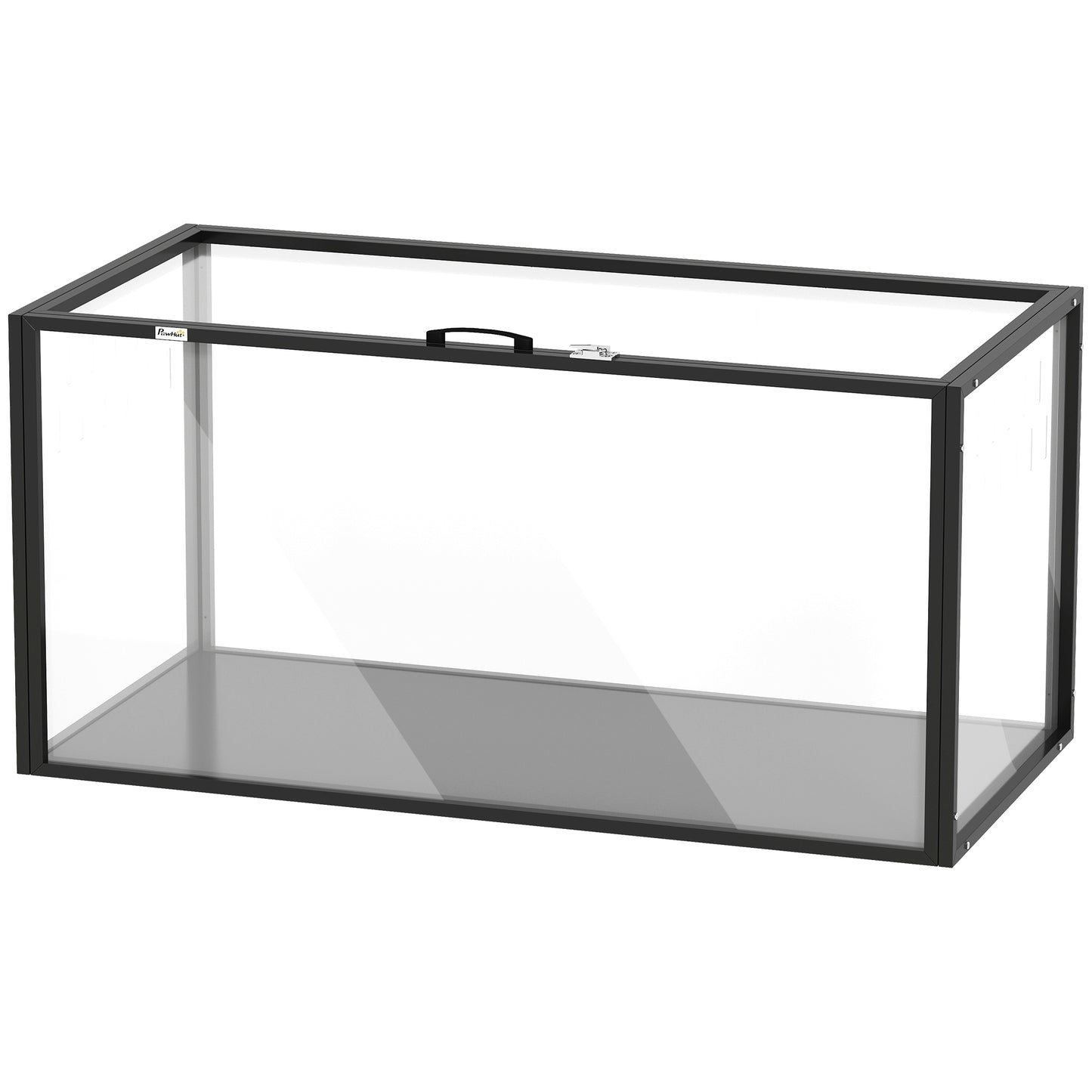 Large Acrylic Hamster Cage with Openable Top for Small Pets, Chewproof Guinea Pig & Hedgehog Habitat
