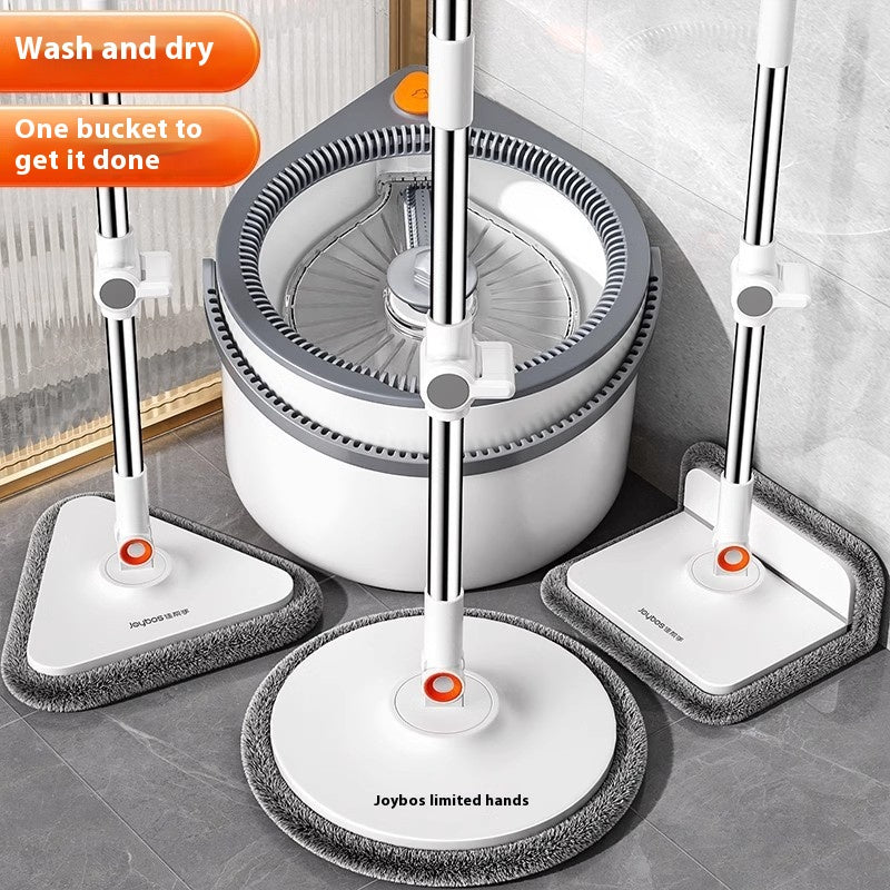 Rotating Mop with Spin Mechanism - Household Floor Cleaning Tool
