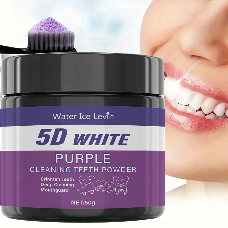 Purple Tooth Powder Breath Freshener for Oral & Gum Care - 50g