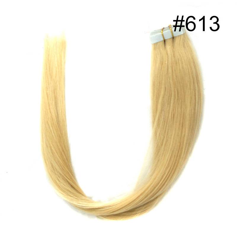 European and American Hair Extension Pack - 16 Inch Human Hair Wigs, Seamless, 20 Pieces