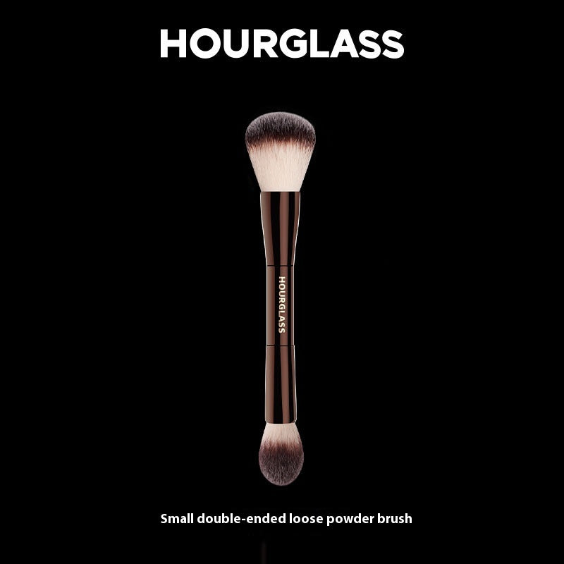 Double-Ended Makeup Brush Powder Brush for Face & Blending