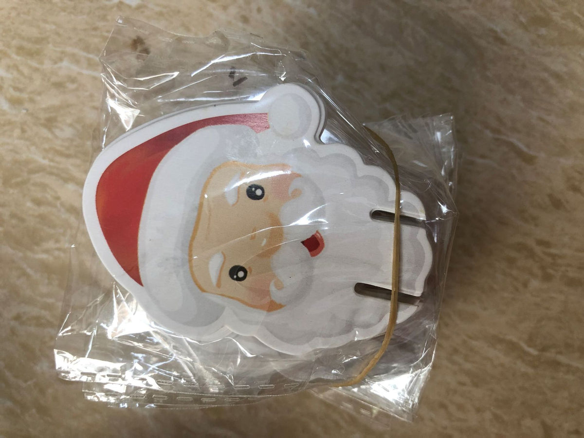 Christmas Wine Glass Card Inserts - Deer, Santa, Snowman & Holiday Themes