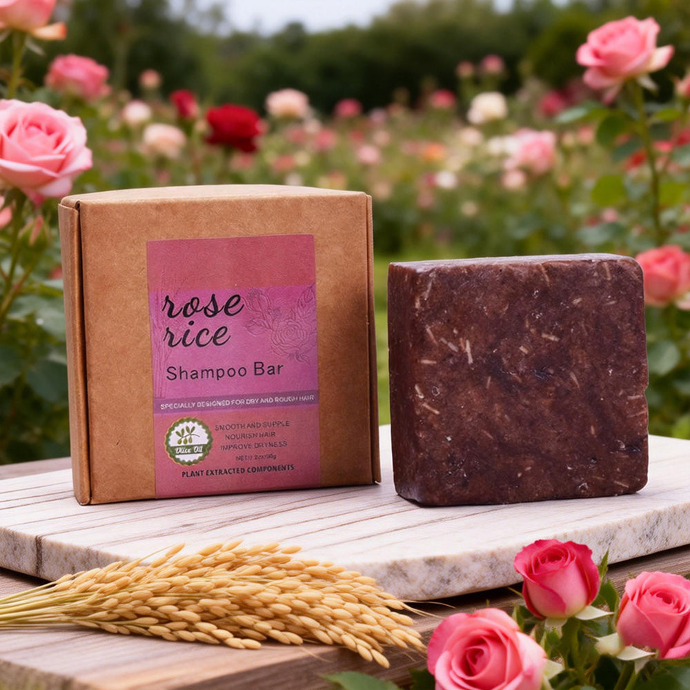 Rose Rice Shampoo Bar – 90g
