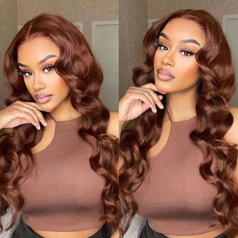 Large Wave Synthetic Wig for Women - Long Curls & Straight Styles, Multiple Colors