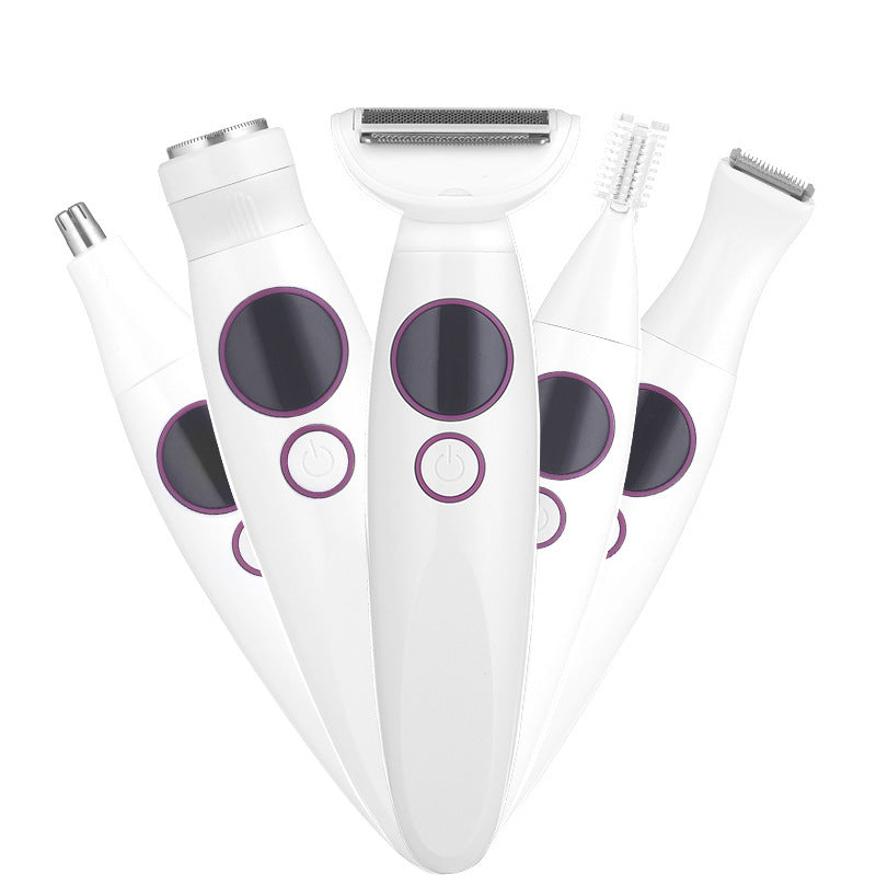 5-in-1 Women's Waterproof Body Hair Shaver