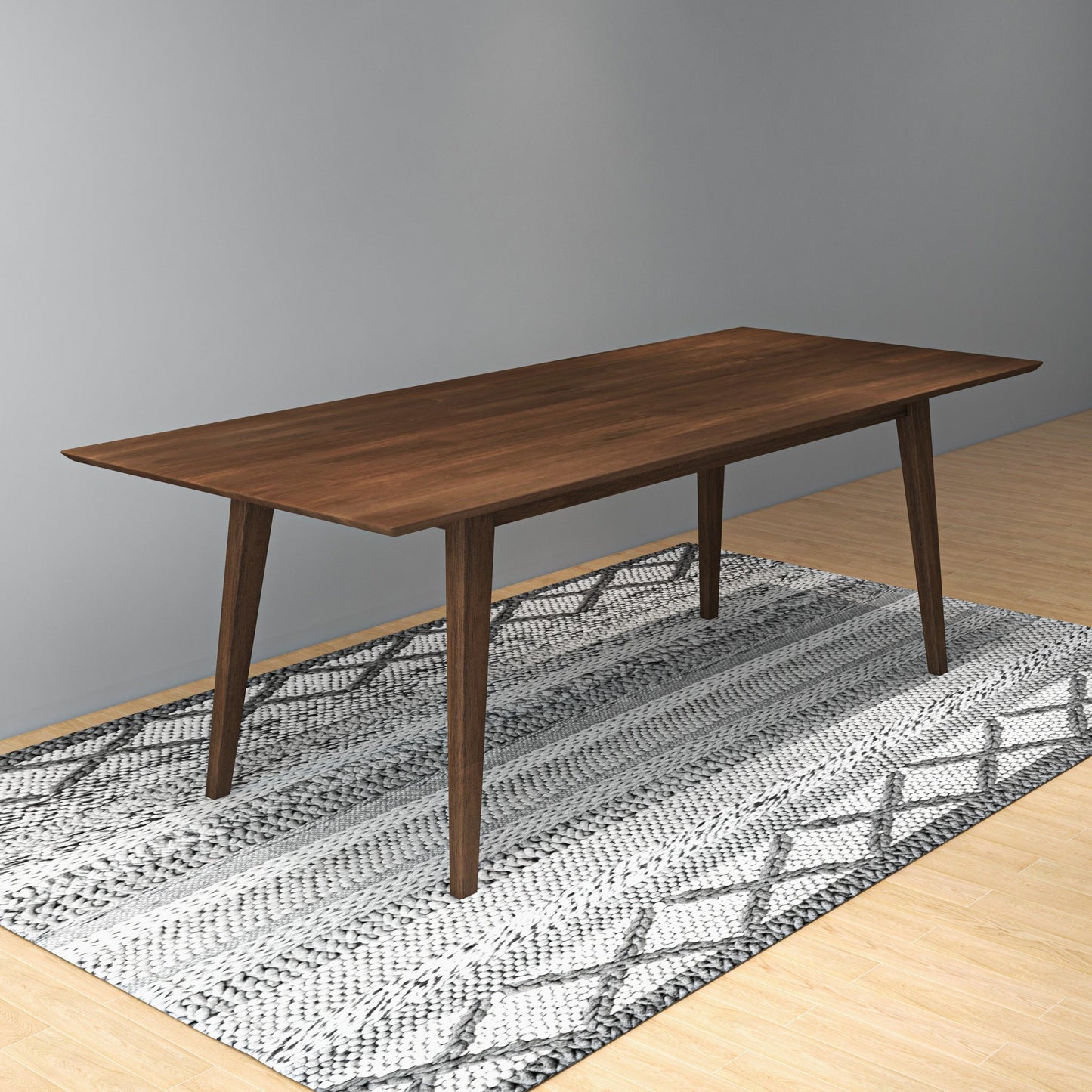 Levi Modern Style Solid Wood Rectangular Dining Kitchen Table 86