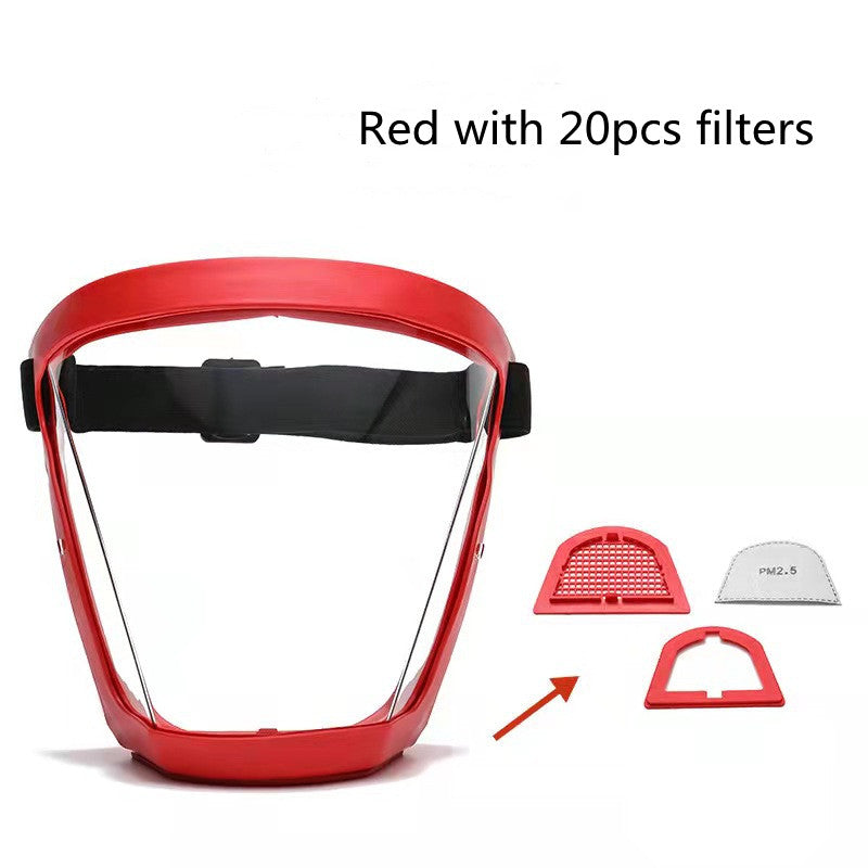 Transparent Face Shield Anti-Oil Dust-Proof Goggles for Safety and Protection