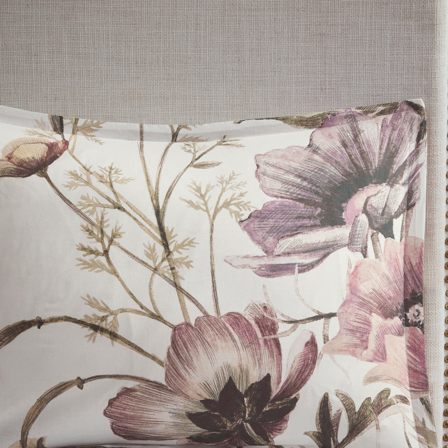 8 Piece Cotton Printed Comforter Set Blush Cal King