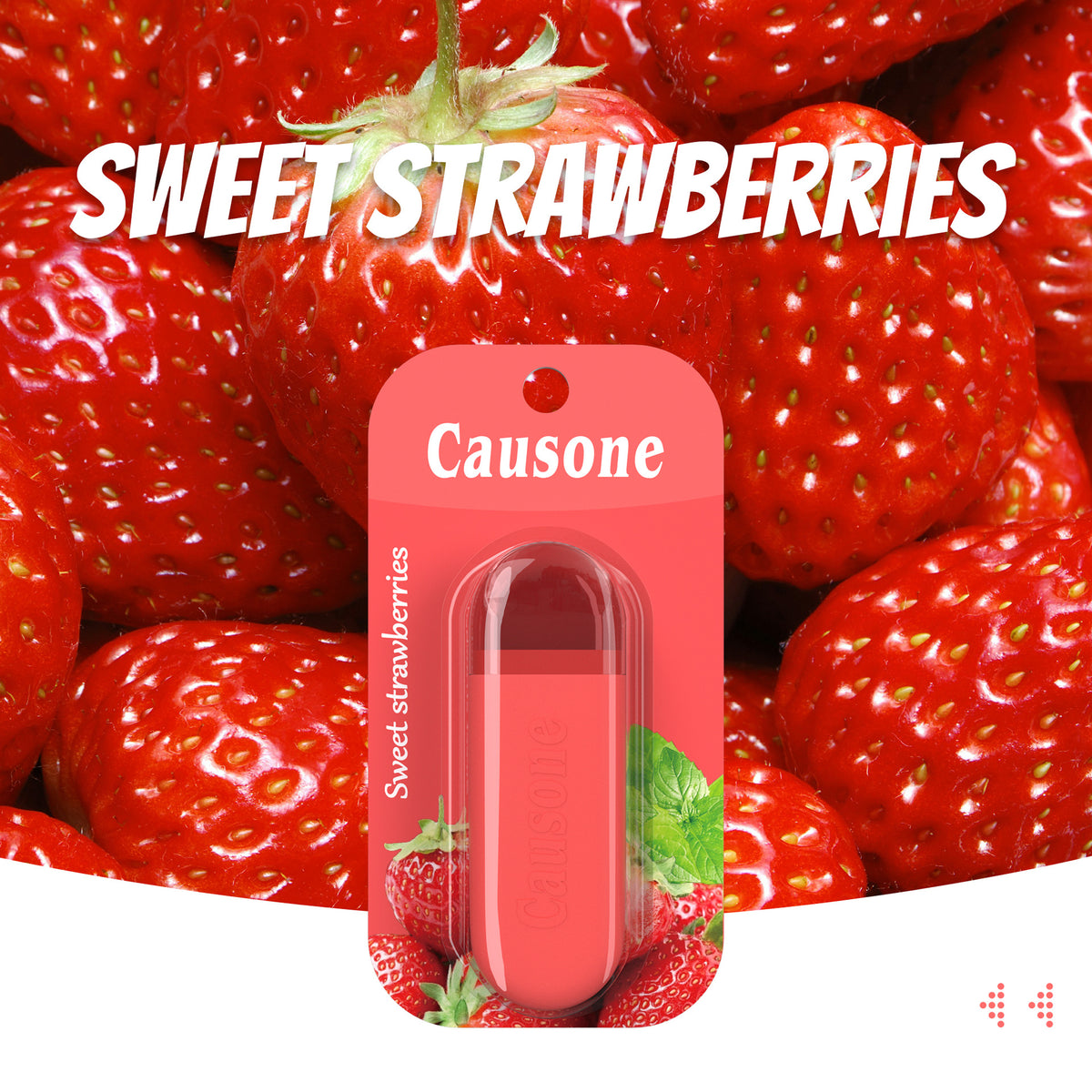 Mint-Flavored Fruit-Scented Oral Freshening Stick - Breath Energizer