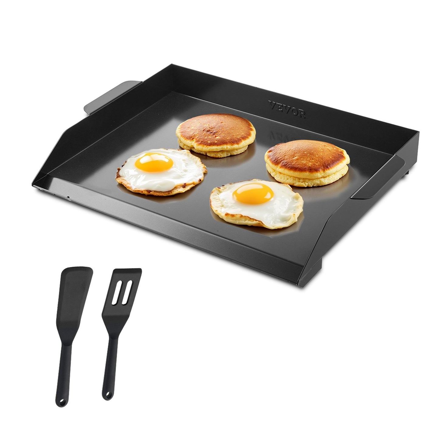 Carbon Steel Flat Top Griddle - 22x16 Inch BBQ Grill Pan