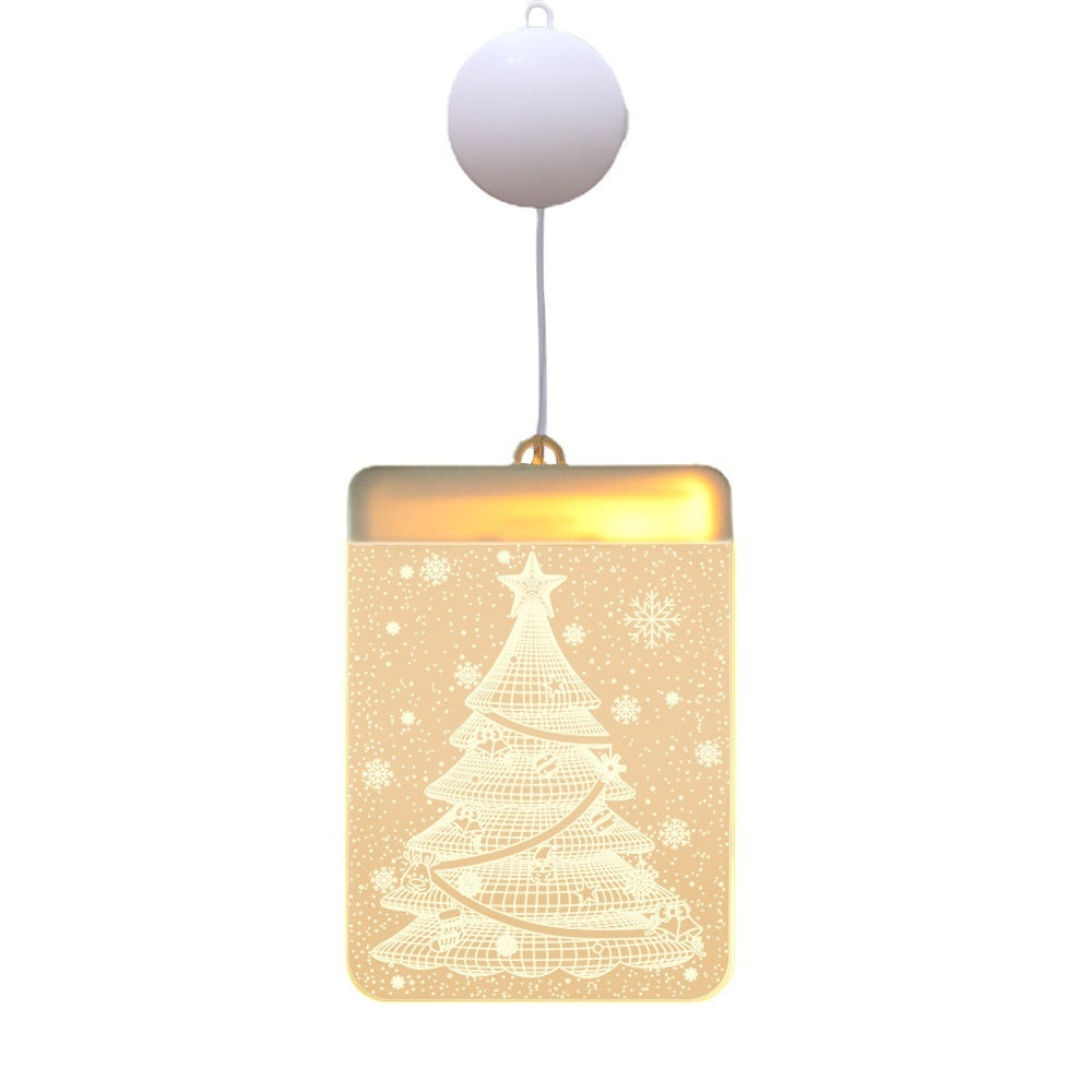 Christmas Pendant Light with Ambience Lighting - USB Powered Festive Decor