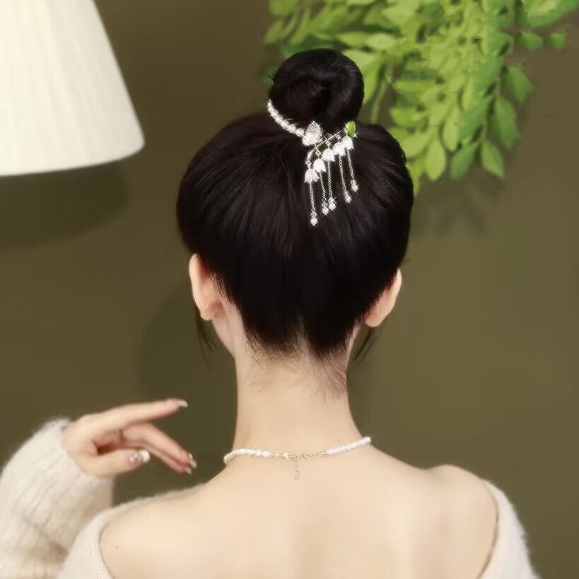 Women's Orchid Hairpin - Silver Alloy