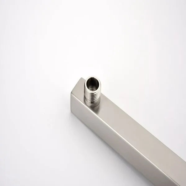 Rain Shower Head Arm with Flange - Wall Mount Extension, 1/2 NPT Thread