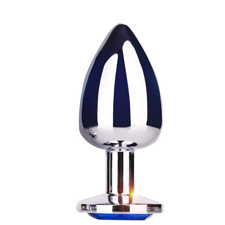 Adult Steel Butt Plug - Large, Medium & Small Sizes, Silver Metal Anal Toy