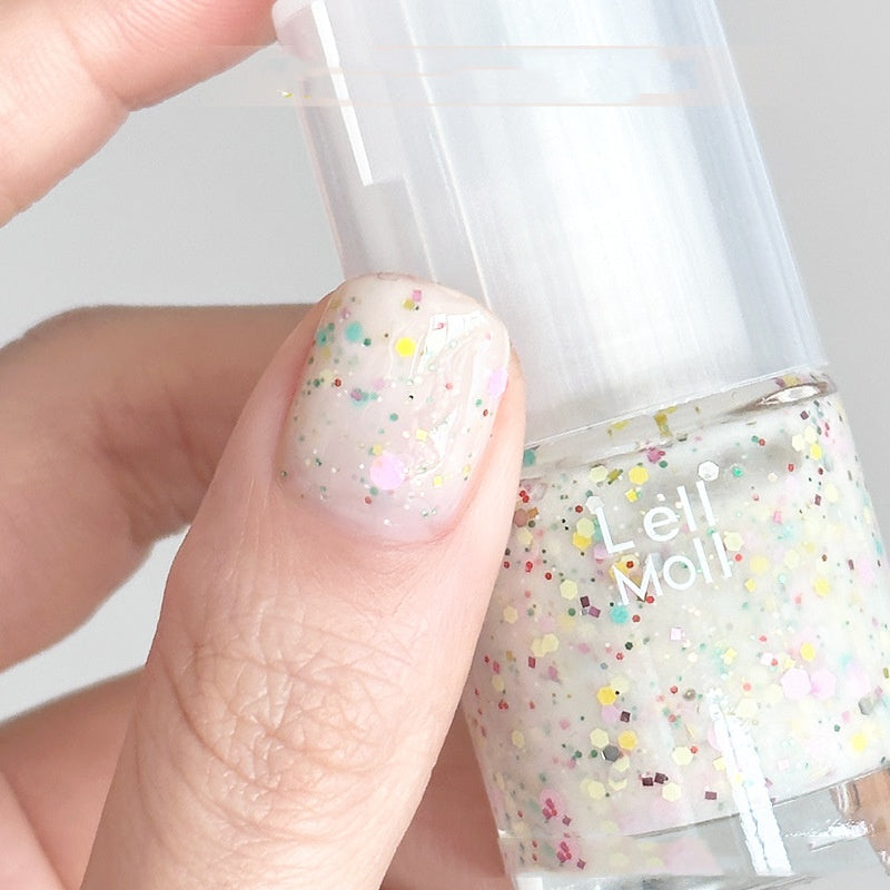 Water-Based Tearable Nail Polish - Quick-Drying & Odor-Free Formula