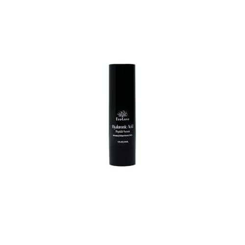 Hyaluronic Acid Peptide Serum ? 5x HA, NAD?, and Copper Peptides to Plump, Hydrate, and Firm. Boosts Radiance, Smooths Lines, and Supports Skin Renewal ? Clean Vegan Formula