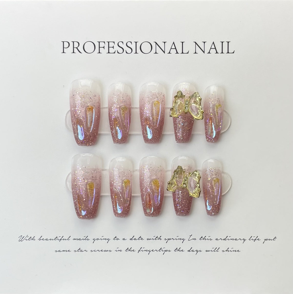Nail Stickers Removable Patch - 10 Pair Set