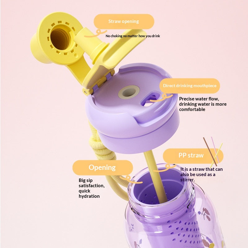 Portable Cold Water Cup with Tea Infuser 670ml - Stylish Drinkware