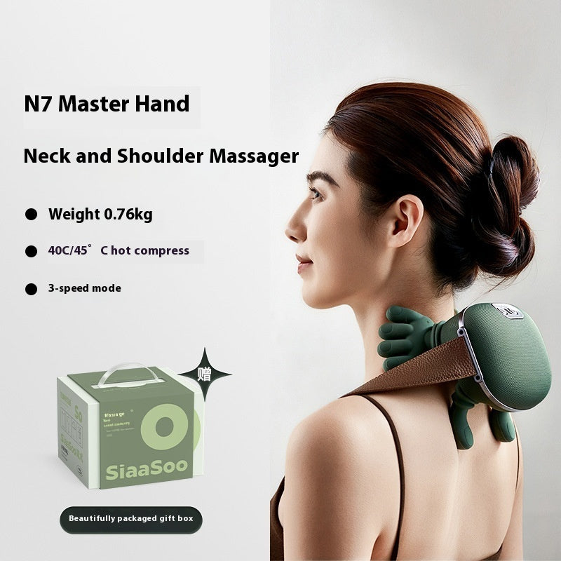 Electric Neck And Shoulder Muscle Massager Wireless Back Kneading