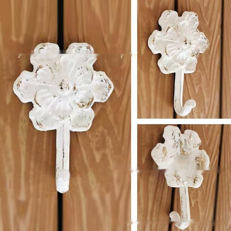 European Style Retro Metal Wall Hook Set Outdoor Garden Decor