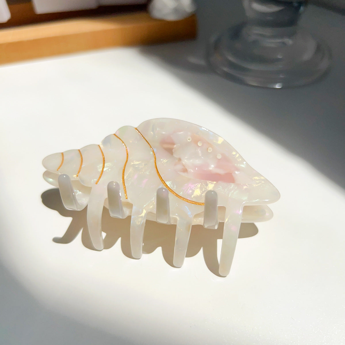 Summer Acetate Conch Hair Barrettes - Cute Hair Accessories