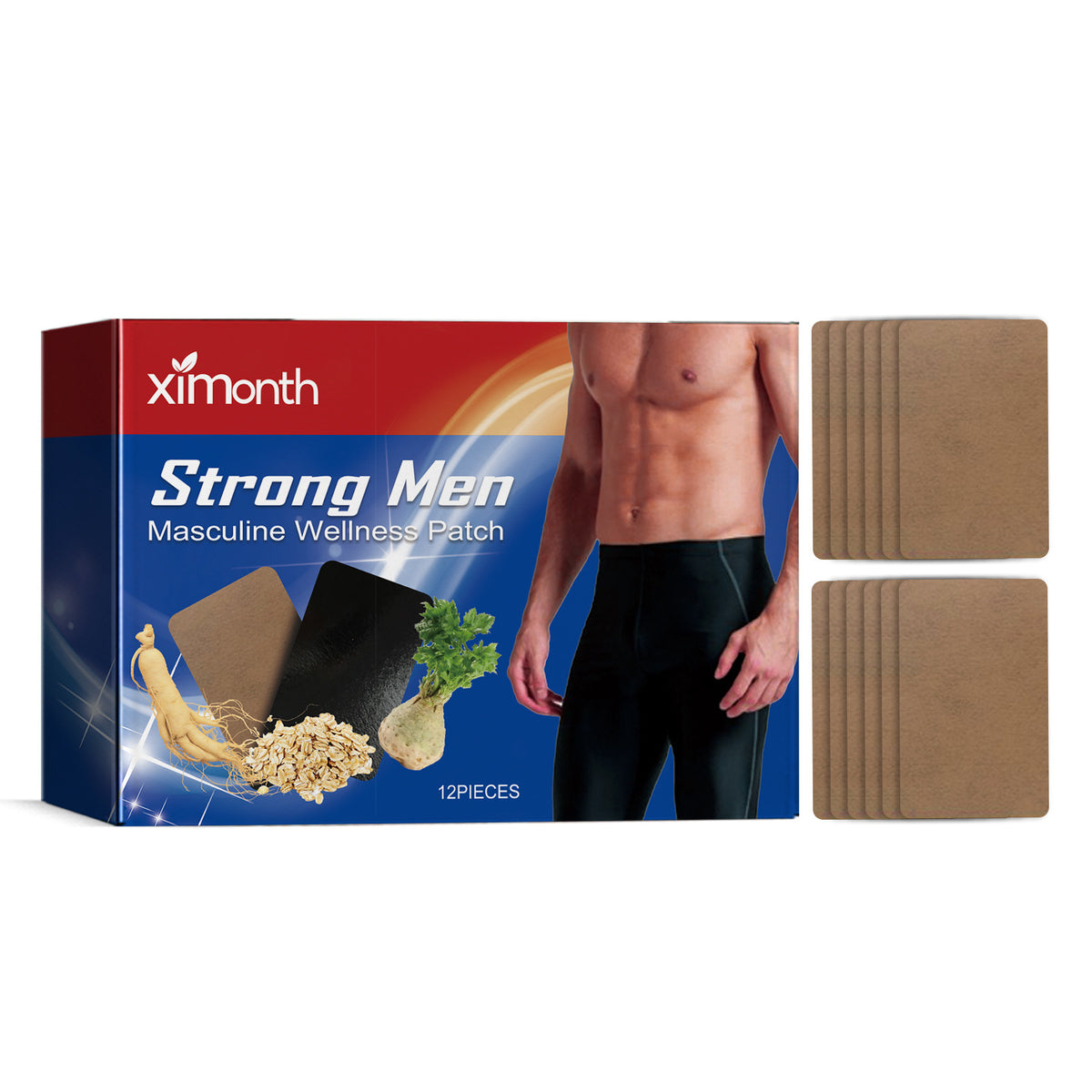 Men's Skin Care Patches - Gentle Body Pampering, Portable Pack