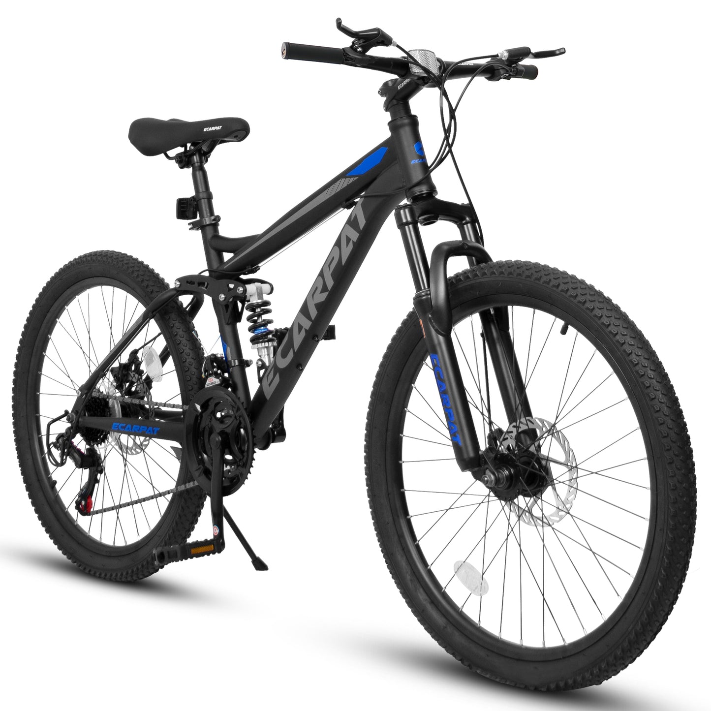 26 Inch Mountain Bike with 21-Speed Disc Brakes - Black