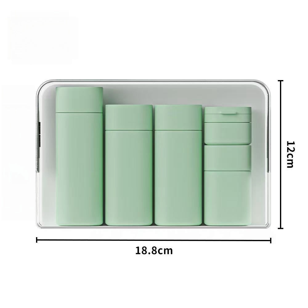 Travel Bottle Filling Set with Nordic Color Options - Portable & Lightweight