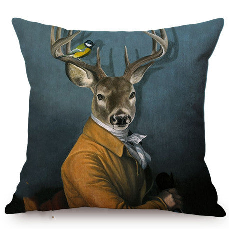 3D Animal Wolf Series Car Pillowcase Cushion Cover - Home Textiles
