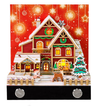 Christmas Snow House Calendar - Holiday Home Decor & Seasonal Planner