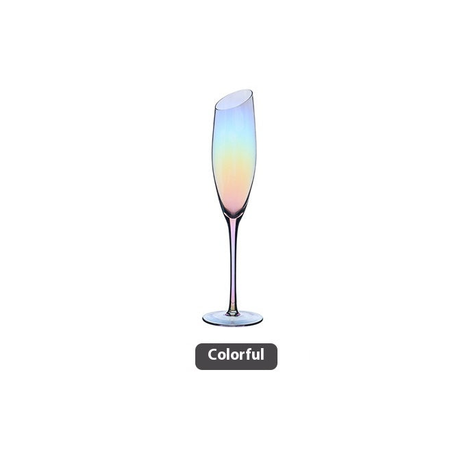 Beveled Crystal Wine Glass Set - Red, Champagne & Big Belly Styles
