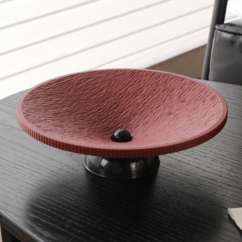 Minimalist Dried Fruit Serving Tray - Light Luxury Vintage Plastic Dinnerware