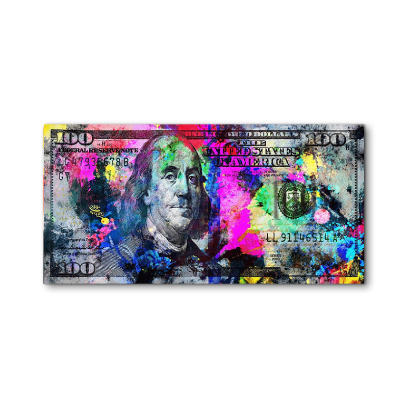 Abstract American Frameless Canvas Wall Art - Modern Decorative Painting