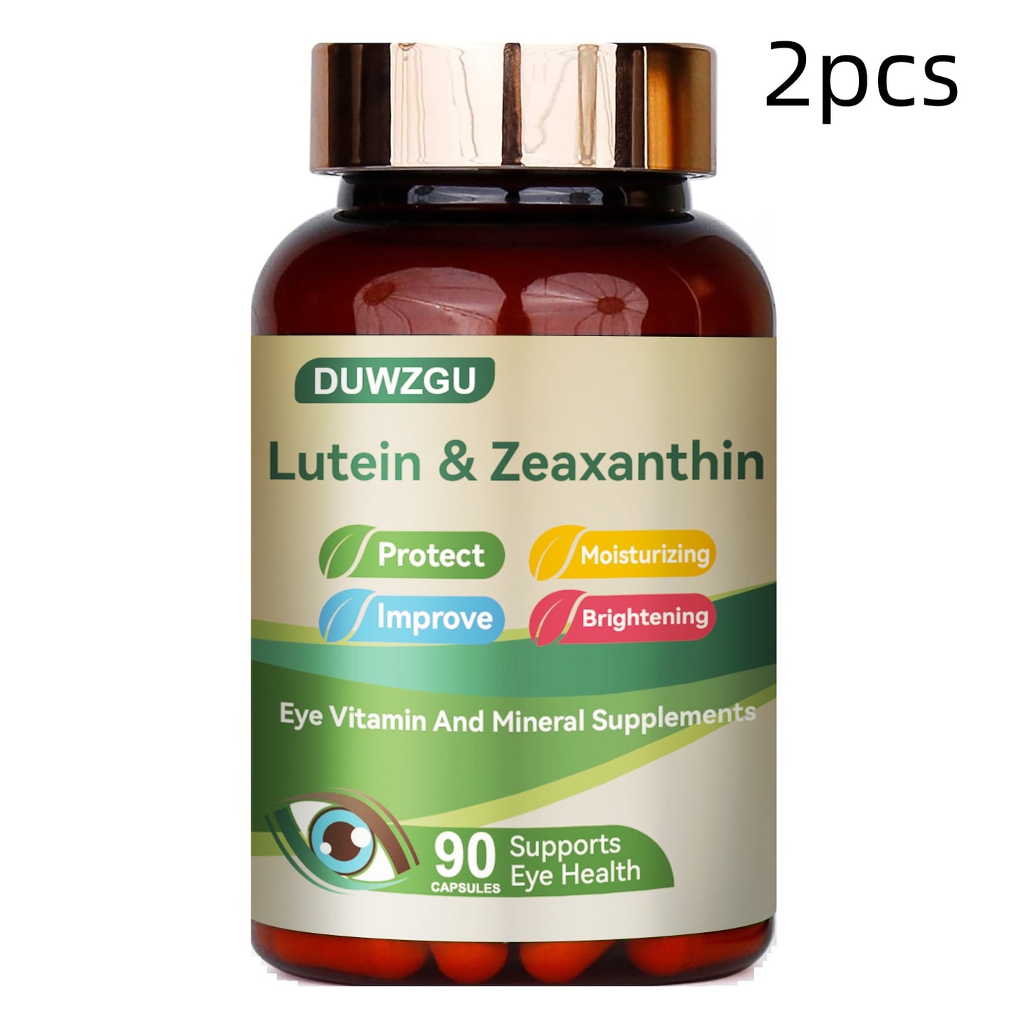Vitamin Lutein Dietary Supplement Capsules
