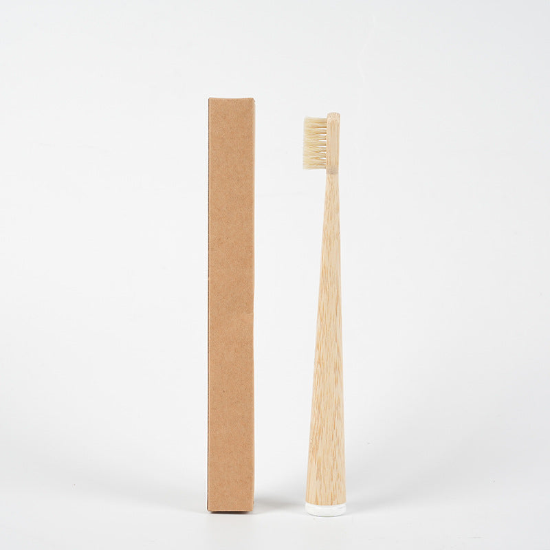 Eco-Friendly Bamboo Toothbrush with Pig & Horse Hair - Degradable & Soft