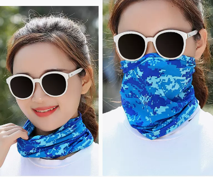 Ice Silk Head Cover Men’s Sunscreen Mask Outdoor Sport Face Mask