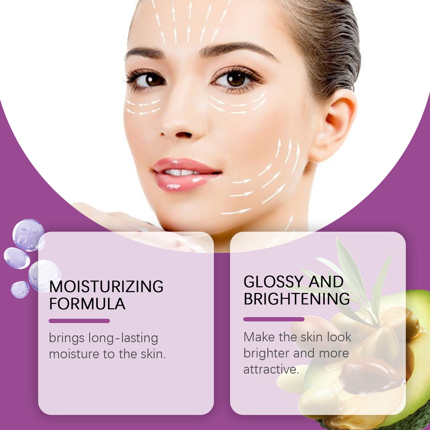 Moisturizing Firming Cream with Avocado Oil & Hyaluronic Acid - 30g